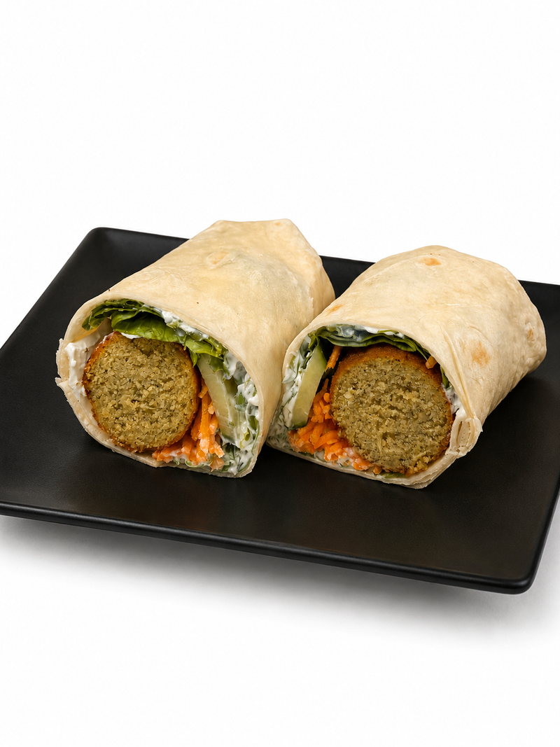 Gourmet Wrap – Sweet Potato Falafel