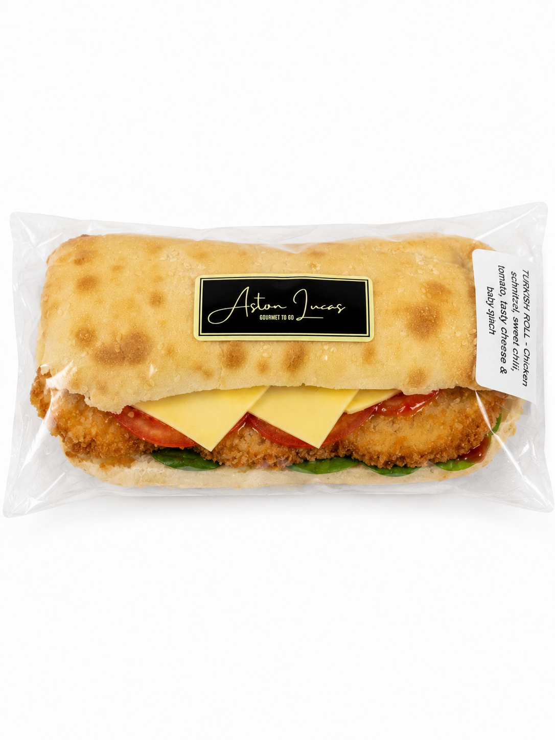 Turkish Roll – Chicken Schnitzel by Aston Lucas Gourmet