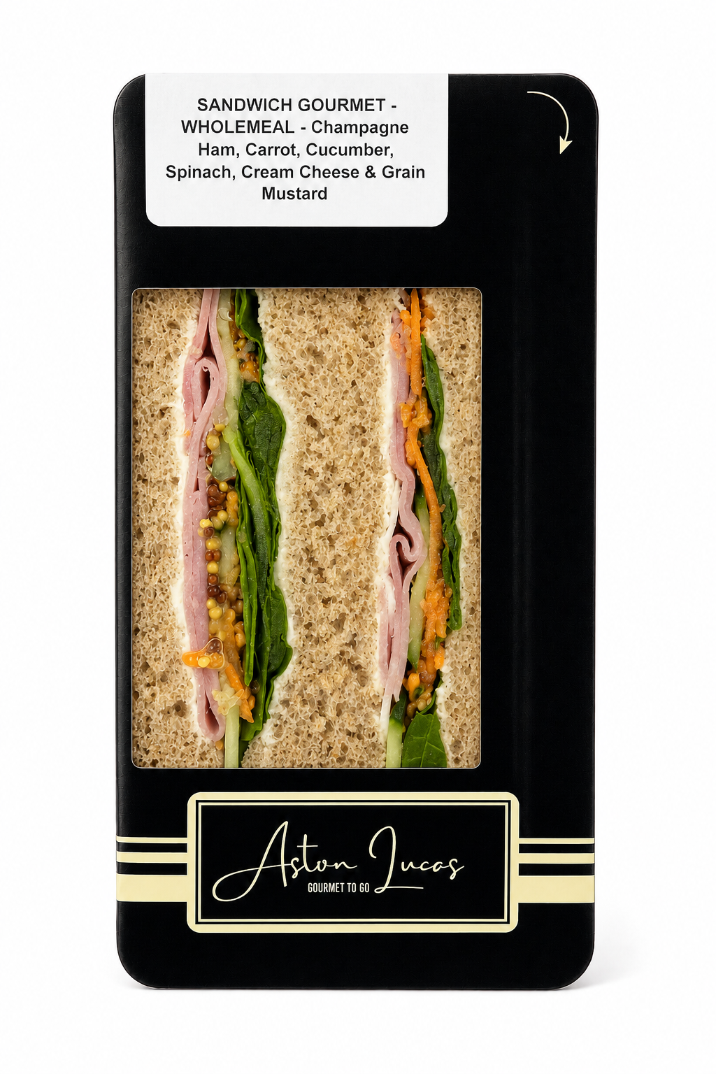 Gourmet Sandwich – Ham and Salad by Aston Lucas Gourmet