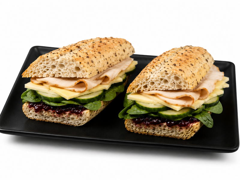 French Baguette – Roast Turkey – HALAL